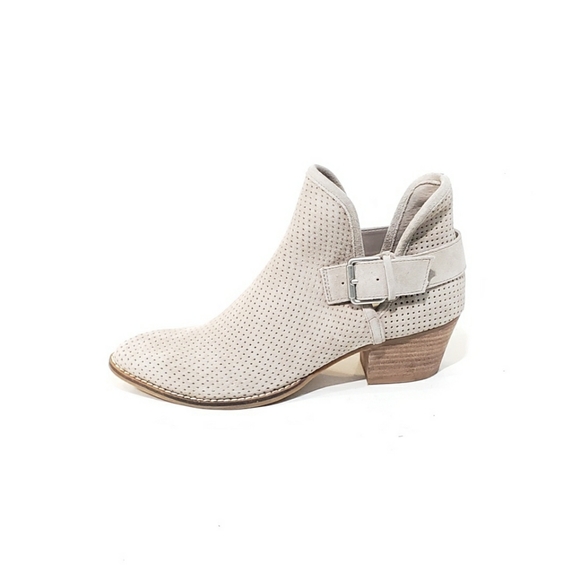 Dolce Vita Simon Booties Pointed Toe Perforated Ta - Picture 1 of 7